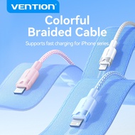 Vention USB Cable for iPhone 2.4A Fast Charging Lightning Cable for iPad Mini Phone Charger Data Cab