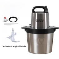 High Power Large Capacity 6L 10L Meat Grinder Commercial Home Use 5L Mixer Food Processor Vegetable 