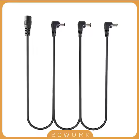 1 To 3 Daisy Chain Guitar Cable Guitar Effect Pedal Power Supply Cable Guitar Accessories For Caline