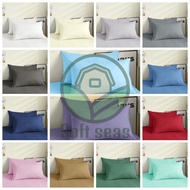 Pillowcase 19 x 29 Inches (48 x 74 Cm) 1 Piece Plain Color