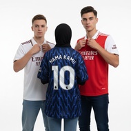 MERAH Jersey Arsnl 2025 2026 Home Away 3rd Third Red Football Shirt Navy Dark Whitebiru Custom Print