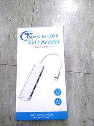 Type c to hdmi 4 in 1 adapter
