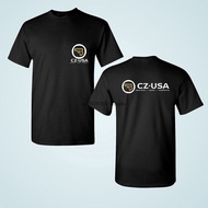 Tops Summer Cool Funny New Ceska Zbrojovka Firearms Guns Cz Usa Logo Black