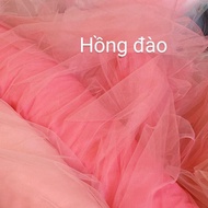 Soft peach pink tutu mesh fabric, beautiful quality, 1mx1.7m
