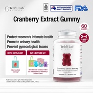 【Official】Unichi Cranberry Extract Teddi Lab Gummy  (60 Gummies) Protect women's intimate health， Pr