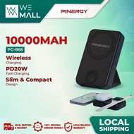 PINERGY PG-866 PD20W 10000MAH Wireless Charging Power Bank IP Watch Magnet Magnetic