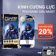 IQoo 13 Cow case PREMIUM full screen tempered glass | Screen protector for Vivo