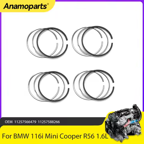Engine Parts Piston Rings Set STD Fit 1.6 L N12 N13 N14 N16 N18 For 06-16 BMW 116i 316i F20 F30 Mini