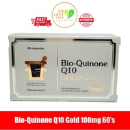 Bio-Quinone Q10 100mg Gold 60 capsules (60's) coenzyme heart supplement