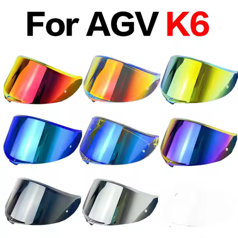 For AGV K6 Full Face Motercycle Helmet Visor Lens Capacete Helmet Accessories Multi Color Helmet Vis