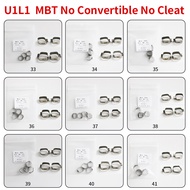 4 Pcs/Pack Dental Orthodontic Molar Band With U1L1 Single Tube MBT 022 No-Convertible Buccal Tube Wi