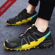 Trail running and hiking shoes, snug fit, Salomon style, beautiful and cool, meets the needs of adve