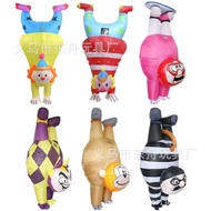 Halloween Adult Inflatable Inverted Joker Costume Cosplay Outfit Party Carnaval Amazing Fantasy