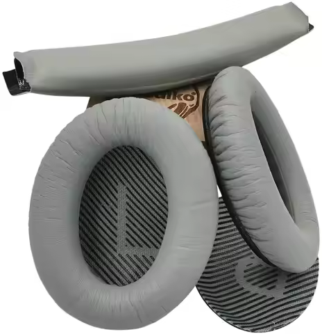 Headband Cushion and Ear Pads Replacement for Bose Quiet Comfort 25 35 (QC25 QC35) and QuietComfort 