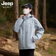 JeepSpirit Jaket Luar Unlelaki Jaket Kalis Air Jaket Kalis Air Kalis dengan Jaket Lindan Matungahari