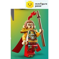 mk170 Lego Monkie Kid 80057 - Monkey King Minifigure with Stick - New