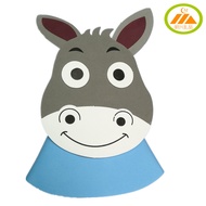 Little Donkey Headdress Little Donkey Headgear Children Hat Animal Mask Adult Kindergarten Performan