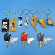 RED 8H5306 for CAT Excavator Heavy Machinery Keychain 5P8500 F0002 Red Grey Black Ignition Key with 