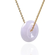 【願‧平安】冰種紫羅蘭平安扣項鍊 | 天然緬甸玉翡翠A貨 | 送禮