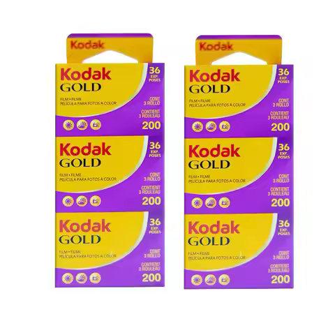 1-10 Rolls 36 Exposure Per Roll KODAK GOLD 200 35mm Film For KODAK M35 M38 H35 F9 Fujifilm Film Came