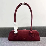 ALAIA Retro Matte Leather Dachshund Bag Niche Design Tote Bag Large Capacity All-Match Commuter Shou