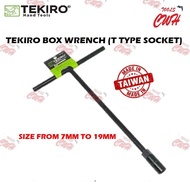 7MM TO 19MM TEKIRO BOX WRENCH (T TYPE SOCKET) RACHET SPANNER CHOREM VANADIUM