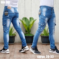 ANE - Celana Cargo Jeans Terbaru / Celana Cargo Panjang Pria Dewasa Celana Jeans Biker Street Celana