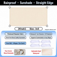 420D Waterproof Sun Shade Sail UV Protection Outdoor Canopy Awning 95% Shade Cloth for Garden Patio