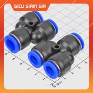 [3 Pieces]- PW12-10 Y-Tube Pneumatic Connector 12mm to 10-10mm SmartFix Components
