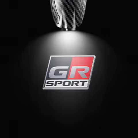 For Toyota sport GR Sport RAV4 2pcs USB Rechargeable GR Sport Logo Car Door HD LED Lamps Projector C