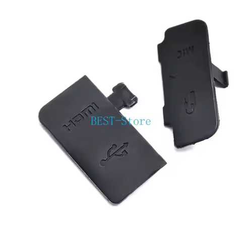 New USB rubber HDMI-compatible DC IN/VIDEO OUT Rubber Door Bottom Cover for Canon EOS 200D 200DII 25
