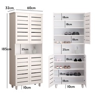 MUSE Design 4 DOOR shoe cabinet/ 3 DOOR shoe cabinet / 2 DOOR shoe cabinet / Almari Kasut / Rak Kasu