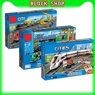 City Technic Cargo Train 60052/Heavy-Haul Train 60098/High-speed Passenger Train 60051 Building Bloc