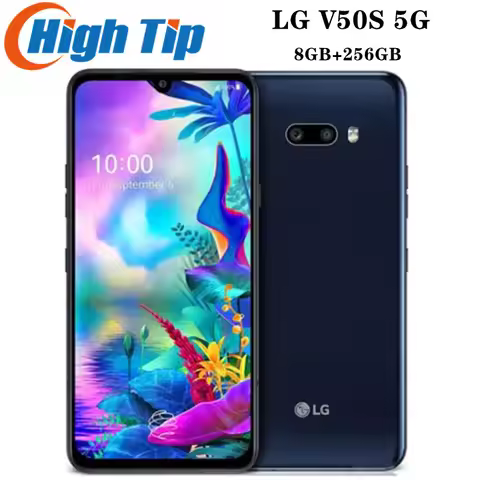 Unlocked Original LG V50S 5G ThinQ Mobile Phone 8GB+256GB LG V510N Android SmartPhone 32MP Camera 4G