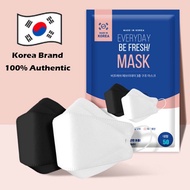[]50PCS KF94 MASK / Made in Korea / 3D mask/ Black White/ Adult MASK Anti-fog PM2.5 Facial Mask