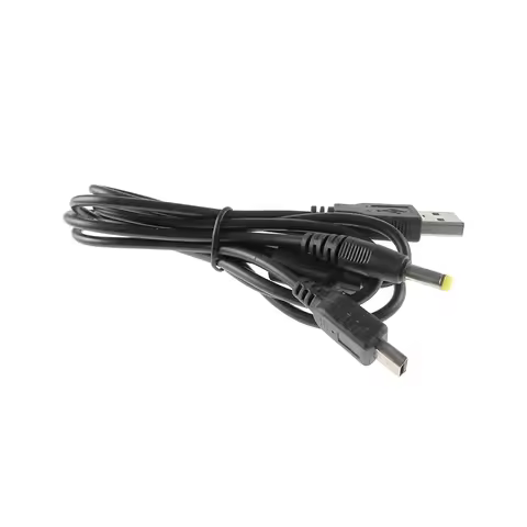 1.2M 0.8M Charger Power 2 in 1 USB Data Charging Cable Cord For Sony PSP 1000 2000 3000 Game Console