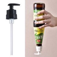 Push-Type Pump Plastic Oyster Sauce Syrup Ketchup Vinegar Oil Bottle Head Pressure Nozzle Kitchen