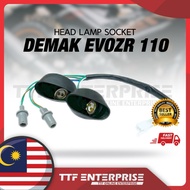 DEMAK EVOZR-110 HEAD LAMP SOCKET LAMPU DEPAN FRONT DEPAN LAMPU KEPALA SOKET EVO ZR 110 EVO ZR110 EVO