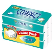 Cutie Compact Toilet Rolls 2 Ply (3 × 10 rolls / 30 rolls)
