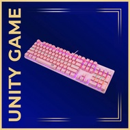 Redragon K208 Mechanical Keyboard With Rainbow Backlight (PINK)