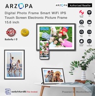 ARZOPA Digital Picture Frame 15.6" Smart WiFi IPS Touch Screen Electronic Photo Frame with 32GB Stor