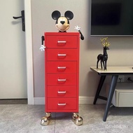 【TikTok】#Ikea Multi-Functional Haier Mo Chest of Drawer Light Luxury Mickey Storage Cabinet Living Room Multilayer Simpl