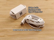 Hi-Res Audio
Earphones with
Type C Connector. 耳機