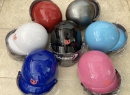 หมวกกันน็อคครึ่งใบ Lady มอก สีชมพู ,ดำเงา ,น้ำเงิน ,แดง ,ขาว ,ฟ้า ,เทา : VTECH