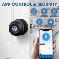 Smart Door Knob Smart Fingerprint Door Lock Biometric Door Lock With TUYA APP Fingerprint Door Lock 
