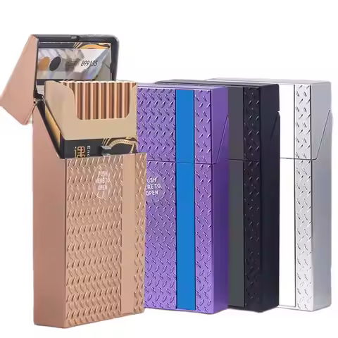 Long Cigarette Case Box Cover, Thin Cigarette Case Box, Hard Plastic, Tobacco Storage Box Case, Ciga