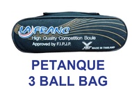 PETANQUE  3 BALL BAG  PLASTIC CIRCLE MEASURE TAPE PLASTIC JACK [READY STOCK]