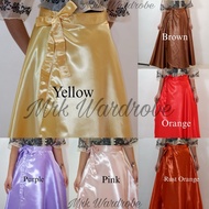 Wrap Around Long Skirt Satin for Filipiniana