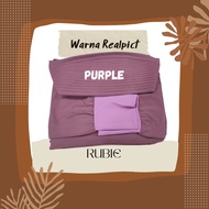 Mels Hijab - Rubie ( Jilbab Lengan Saku Jumbo Pad Anter Jersey Super) Kerudung Tangan Syari Simple K