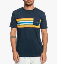 Quiksilver【L】【XL】短袖T恤 口袋T Surfadelica EQYZT07245 有大尺碼 海軍藍 全新